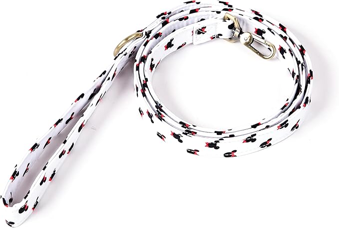 Organic Cotton Dog Leash for Small,Medium and Large Breed,Brass Hardware Pet Leash for Walking,Running and Training 6FT