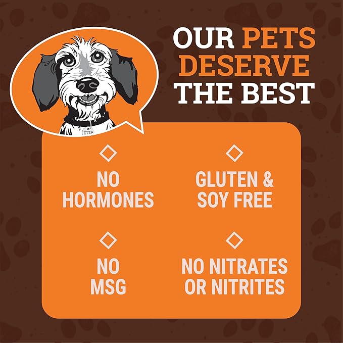 etta says! Yumm Sticks - Real Meat Jerky Dog Jerky Treats - Beef, Chicken, Pork, and Turkey Variety Pack - Human Grade - Made in The USA (12 Count Pack of 1)