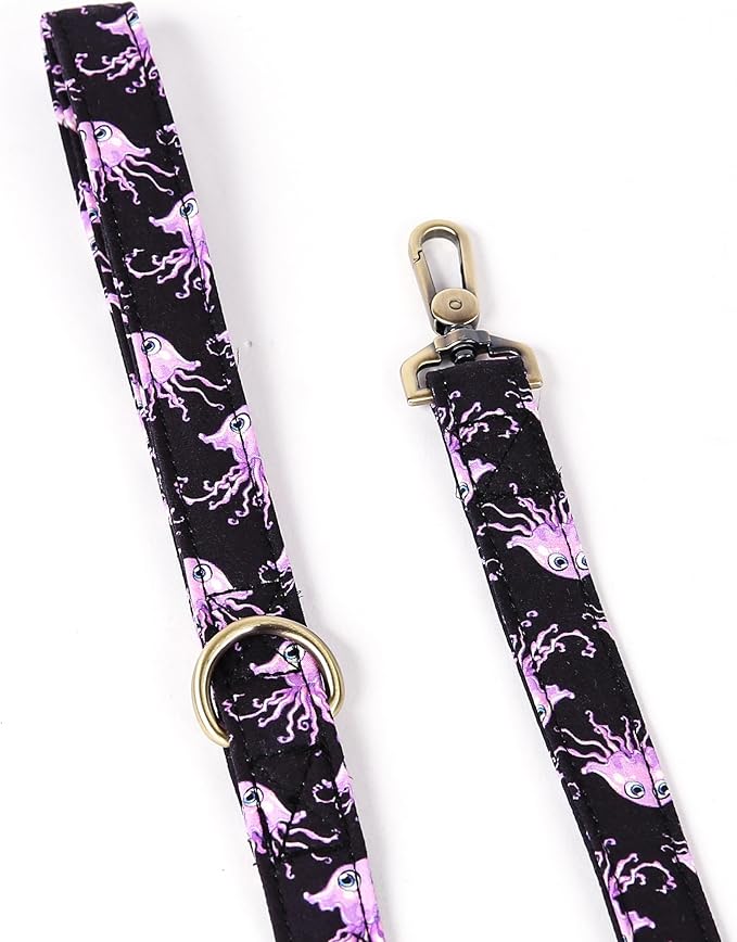 Organic Cotton Dog Leash for Small,Medium and Large Breed,Brass Hardware Pet Leash for Walking,Running and Training 6FT
