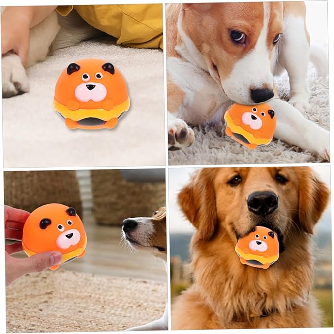 BESPORTBLE 2pcs Puppy Molar Interactive Squeaky Dog Chew Toys Safe Material for Healthy Teeth for Reducing Boredom and Damage for Playtime and Exercise
