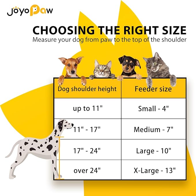 Elevated Dog Bowls, Waterproof Raised Dog Bowl for Medium Dogs, HIPS Poly Lumber Stand with 2 Stainless Steel Bowls, Indoor & Outdoor Use (7'' Tall-40 oz Bowl, Teak-White)