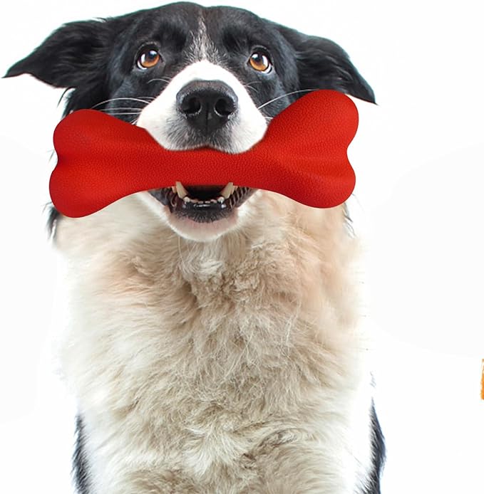Dog Toys for Aggressive Chewers Dog SuperChewy Tough Dog Bone Toy for Large Medium Dogs Breed Strong Natural Rubber