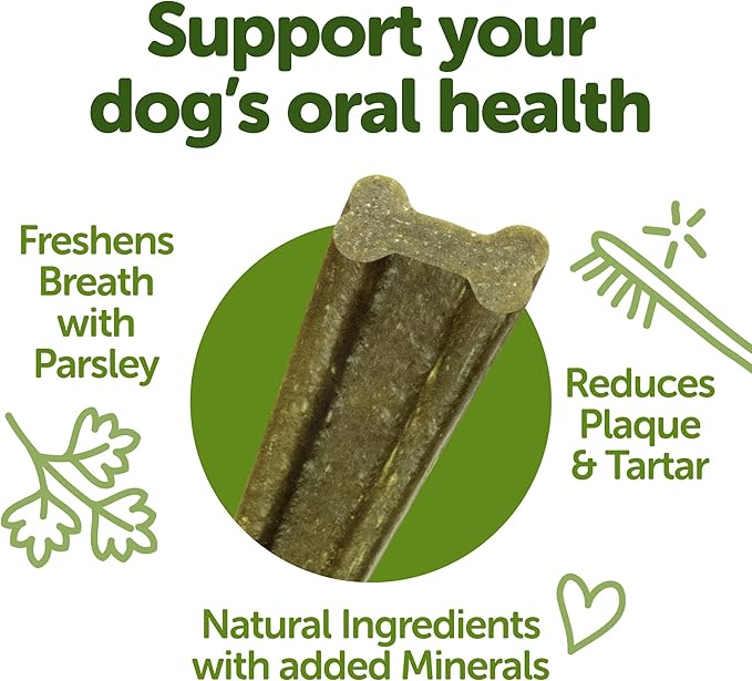 WHIMZEES Wellness Freshzees Dog Dental Treats, Extra Small Size Stick, (56 Count)