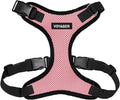 Voyager Step-in Pet Harness - All Weather Mesh, Adjustable Step in Harness for Cats and Dogs by Best Pet Supplies - Pink/Black Trim, L