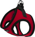 Bark Appeal Red Step-in Dog Harness for Medium to Large Sized Pets – Updated Sizing, Re-Measuring is Essential – Soft Vest Harness – Anti-Choke with Adjustable Strap & Heavy Duty Clip – L