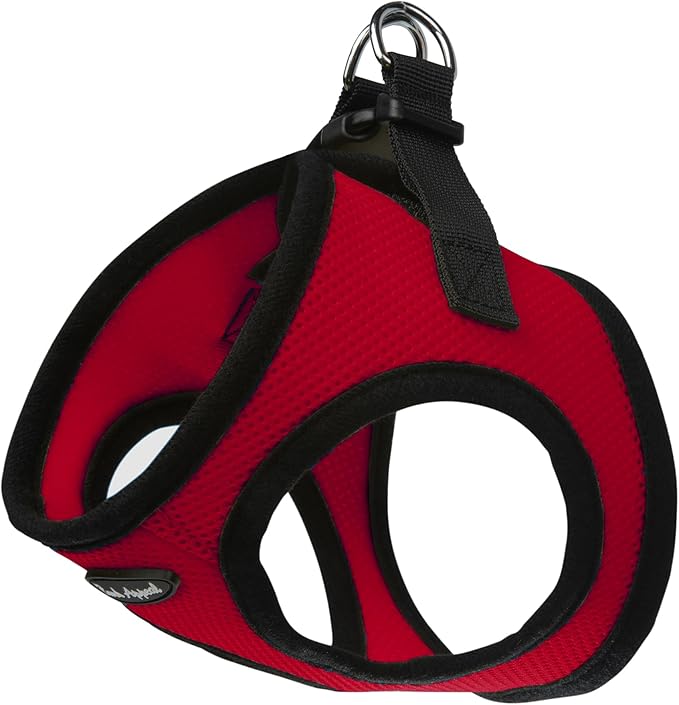 Bark Appeal Red Step-in Dog Harness for 2X-Large to 3X-Large Sized Pets – Updated Sizing, Re-Measuring is Essential – Soft Vest Harness – Anti-Choke with Adjustable Strap & Heavy Duty Clip – XXXL