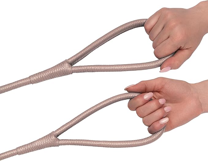 OOPSDOGGY Rolled Leather Dog Lead 6ft Heavy Duty Training Leash for Small Medium Large Dogs & Puppy Black Brown Red (Beige, Small)