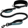 Waist Leash for Dog Walking, Running Leash for Dogs with Metal Quick-Release Buckle, Shock-Absorbing Rope Bungee, Neoprene Lumbar Support - Comfortable Hands Free Control for Daily Walks