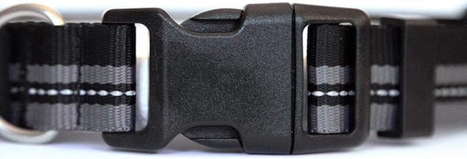 The Rock Solid Collar ID (Graphite Black, Small)
