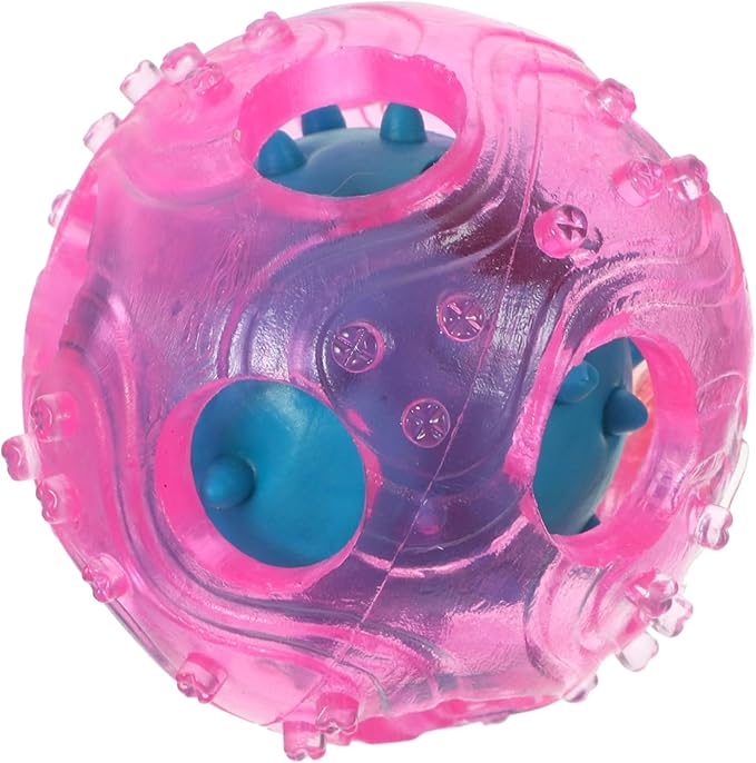 TOYANDONA Interactive Dog Treat Toy Rubber Food Dispenser for Dogs Engaging Activity for Training and Healthy Feeding Random Material