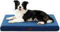 Orthopedic Dog Beds for Large Medium Dogs, Washable Pet Bed Mat with Removable Cover, Waterproof Egg Crate Foam Puppy Bed Anti Slip, 36" x 27"