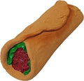 Scoochie Premium Dog Toy | Latex Late Night Burrito | 7.5 Inch