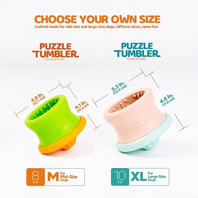 Puzzle Feeder Interactive Dog Puzzle Toy for Mental Stimulation, Washable Treat Dispensing Puzzles for Medium Dogs
