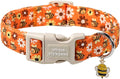 Unique style paws Dog Collar Plastic Buckle with Pendant Bee Daisy Puppy Collars for Small Medium Large Boys Girls Dogs