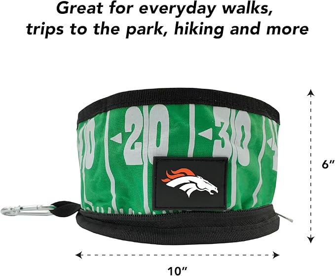 Pets First NFL Collapsible Pet Bowl