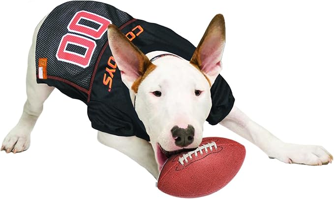 NCAA College Oklahoma State Cowboys Mesh Jersey for Dogs & Cats, Large. Licensed Big Dog Jersey with Your Favorite Football/Basketball College Team (Pack of 2)