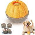 Frozen Dog Treat Toy for Aggressive Chewers, Treat Dispensing Enrichment Toy – Freezable Interactive Chew Toy to Keep Dogs Busy – Durable Dog Puzzle Feeder for Boredom Relief, Yellow