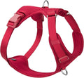 No Pull Dog Harness for Small Medium Large Dogs - Adjustable 2 Layer Mesh Dog Vest with Dual Clip, Escape Proof, Quick Release, Lightweight Breathable Mesh for Walking Hiking (Burgundy Red,L)