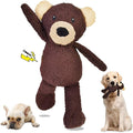 Squeaky Dog Toys for Large Dogs, Plush Dog Toys for Medium Dogs, Cute Animals Stuffed Dog Chew Toys to Keep Them Busy for Small Medium Large Breed - Bear L