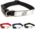 Naruto Dog Collar for Large Dogs, Medium, XS/Small Puppy Collars: Officially Licensed Naruto Shippuden Hidden Leaf Village Anime Dog Collar, Naruto Gifts Pet Collar for Dogs Black Ninja, MED
