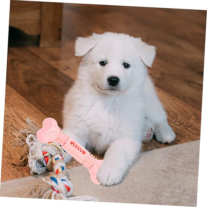 -Resistant Dog Chew Toy Portable Puppy Accessory for Teething and Playtime Easy to Pet Toy for