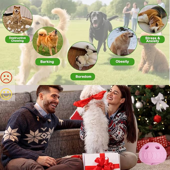 2 in 1 Interactive Dog Toy and Silicone Tray with Lid, Dog Enrichment Toys for Large Dogs 25-75 lbs, Freezable Dogs Chew Toy to Keep Them Busy, Frozen Treat Dispensing for Slow Food Training
