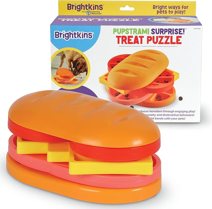 Brightkins Pupstrami Surprise! Treat Puzzle - Dog Puzzle Toys, Interactive Dog Toys, Gifts for Dogs