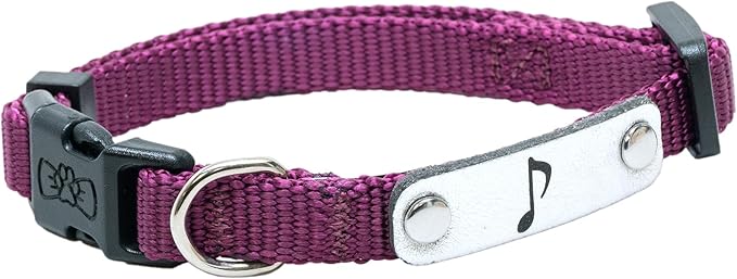 Naruto Dog Collar for Large Dogs, Medium, Small, XS Puppy Collars: Officially Licensed Naruto Shippuden Anime Dog Collar Pet Accessories, Naruto Gifts for Boy or Girl Dog (Burgundy, Hidden Sound, XS)