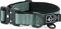 MADE TO ROAM Comfort Collar - Adjustable Nylon Dog Collar with Soft Comfortable Padding, Light Aviation Aluminum Metal Buckle for Small, Medium and Large Dogs (Florida Seaside, Size 4)