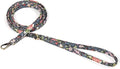 Organic Cotton Dog Leash for Small,Medium and Large Breed,Brass Hardware Pet Leash for Walking,Running and Training 6FT