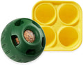 WOOF Pupsicle and Treat Tray - Long-Lasting Interactive Dog Ball Toy and Silicone Dog Treat Mold - Keep Your Pup Busy - Easy to Clean - Toys for Medium and Large Dogs 25-75 lbs