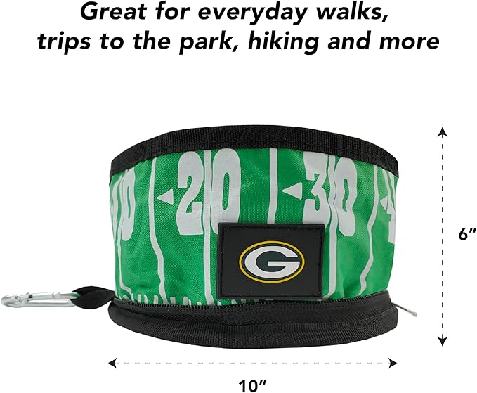 Pets First NFL Collapsible Pet Bowl