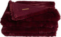 UnHide Marshmallow - Faux Fur Blanket - Heavy Weight, Extra Soft Blanket - Made from Recycled Materials - Machine Washable - Medium (60" x 80") - Burgundy