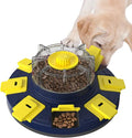 Dog Treat Puzzle Slow Feeder Toys, Dog Food Treat Dispenser/Slow Feeder/Interactive Enrichment Toys for Large/Medium/Small Dogs, Puppy Boredom Buster and Mentally Stimulating, Level 2 in 1