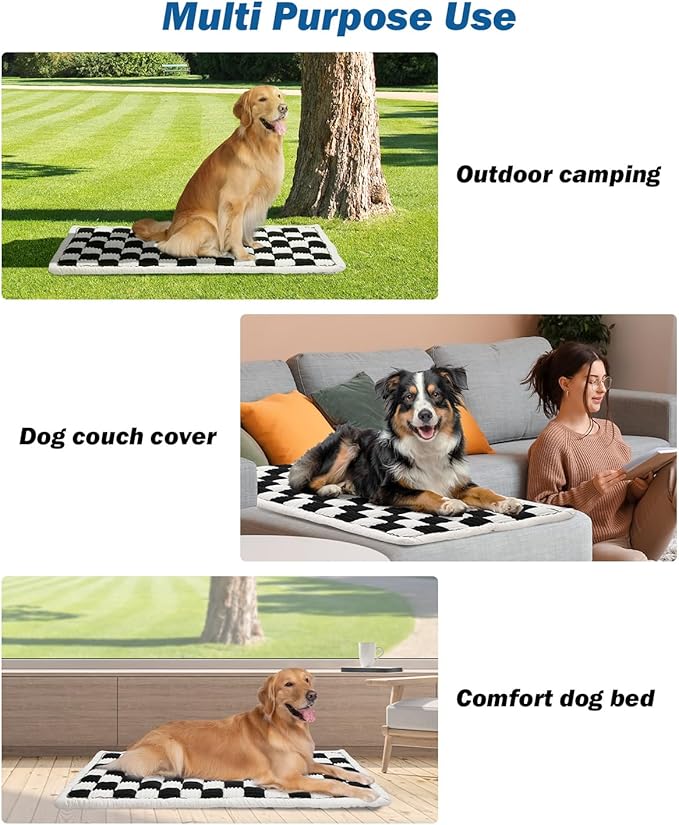 JOYTUTUS Dog Mat Bed for Truck Back Seat Extender, Non-Slip Dog Bed Mat Custom Fit for Backseat Extenders, Pet Couch Cover,Washable Travel Pet Bed Mat for F150/RAM1500/Silverado