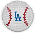 Pets First MLB LA Dodgers Hard-Nylon Bacon-Flavored Baseball Chew Toy, Indestructible Dog and Cat Chewy Toy, Tug, Fetch Toy, Sporty Fun Toy for Dogs