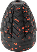 Chew King Supreme Durable Rubber Dog Toy for Aggressive Chewers, Treat-Dispensing Heavy-Duty Chew Toy with Safety Air Vent, Interactive Dog Toy for Training & Enrichment, Medium 3.2" x 2.5"