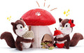 Nocciola Squirrel Dog Squeaky Toys-Hide and Seek Plush Dog Toys, Small Dog Toys for Boredom, Christmas Dog Toys for Small and Medium Size Dogs, Puppy Toys Pet Supplies