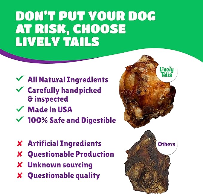 Dog Bones for Aggressive Chewers, Knee Caps for Dogs, Beef Bones for Large Dogs, Medium, and Small, Long Lasting Knee Bone for Dog, 10 Count