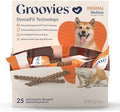 Groovies Original Dog Dental Chew Individually Wrapped Medium (25 ea)
