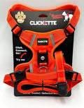 Clickette™ Magnetic Locking Harness and Leash (Orange, Medium)