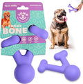 Yomp FunnyBone Wish Bone Dog Chew Toy – Interactive Teething Toy for Puppies, Soft, and Medium Chewers – Pet-Safe, Non-Toxic Silicone Chew Bone