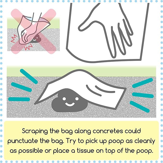 BOS Odor-Sealing Dog Poop Bags for Pet Waste - Disposal Doggy Bags - Scent & Smell Free (Pack of 1)
