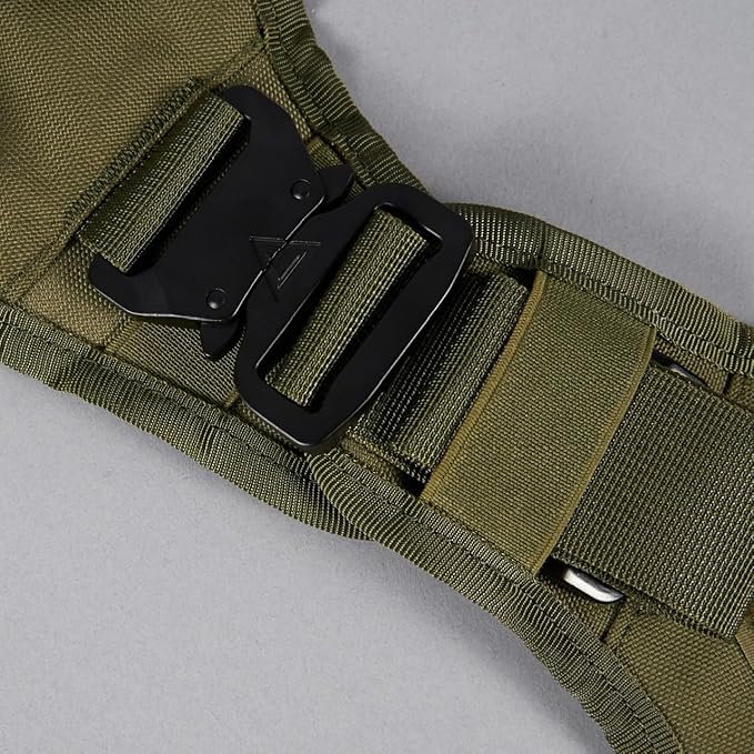 Tactical Dog Vest Harness (OD Green, Large)