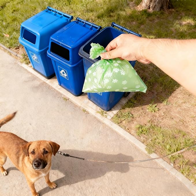 Dog & Cat Poop Bags – 135 Count Leak-Proof Waste Bags with Dispenser, Tear-Resistant Pet Cleanup Bags for Puppies, Kittens & Small Pets