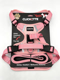 Clickette™ Magnetic Locking Harness and Leash (Pink, Large)