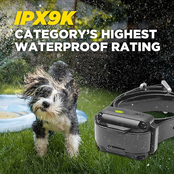 Dogtra iQ Vibe Vibration Only No Bark Collar: 4X Stronger HPP Vibration, IPX9K Waterproof, Precision Sensor, Rechargeable