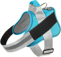 Bolux Dog Harness, No-Pull Reflective Dog Vest, Breathable Adjustable Pet Harness with Handle for Outdoor Walking - No More Pulling, Tugging or Choking (OceanicBlue, X-Small (Pack of 1))