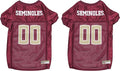 NCAA College Florida State University Mesh Jersey for Dogs & Cats, Large. Licensed Big Dog Jersey with Your Favorite Football/Basketball College Team (Pack of 2)