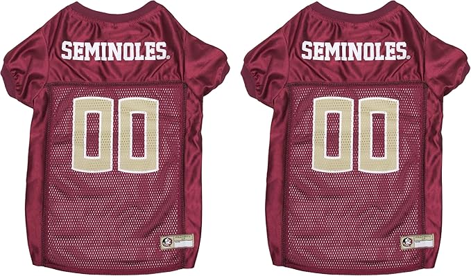 Pets First Mesh Jersey for Dogs & Cats, X-Large. Licensed Big Dog Jersey with Your Favorite Football/Basketball College Team (Pack of 2)